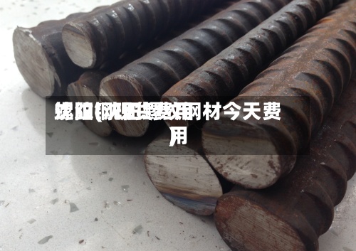 螺纹钢现货费用
沈阳(沈阳螺纹钢材今天费用
)-第3张图片