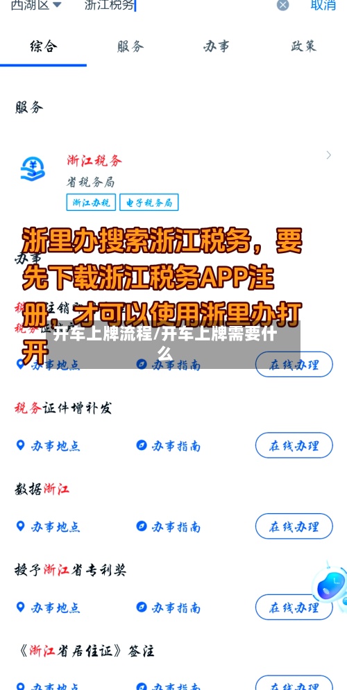 开车上牌流程/开车上牌需要什么-第3张图片