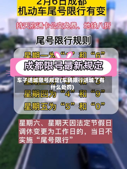 车子进城限号规定(车辆限行进城了有什么处罚)-第2张图片