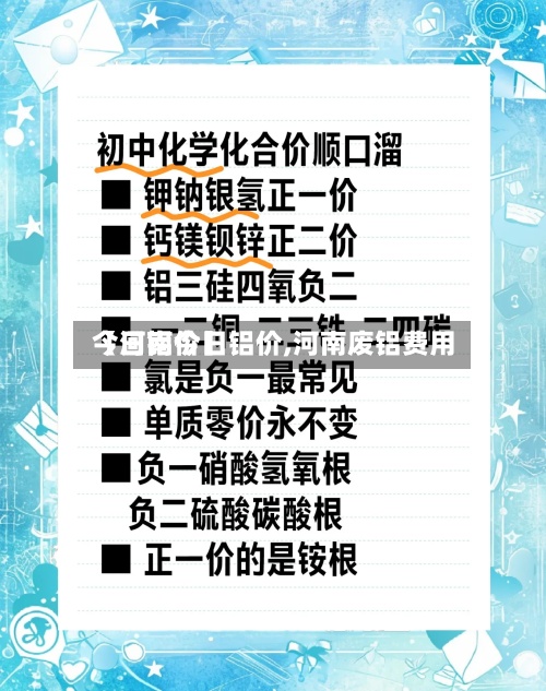 【河南今日铝价,河南废铝费用
今日铝价】-第2张图片
