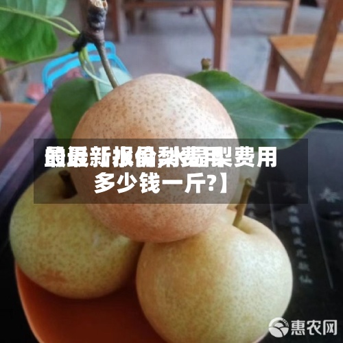 最近【水晶梨费用的最新报价,水晶梨费用多少钱一斤?】