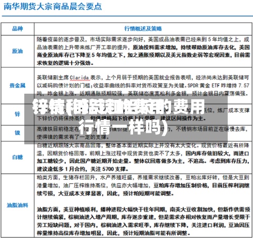 锌锭和铝锭的费用行情(锌锭和铝锭的费用行情一样吗)-第2张图片