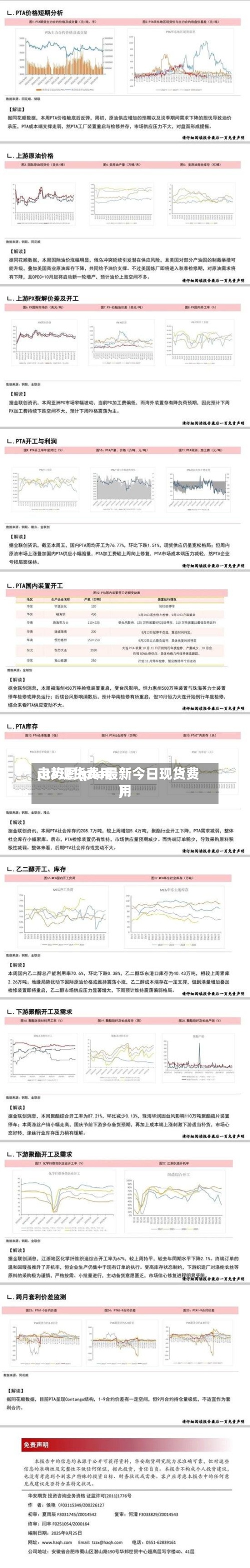 pta现货费用走势图(pta最新今日现货费用)