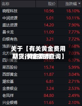 关于【有关黄金费用
期货,黄金费用
期货行情实时查询】-第2张图片