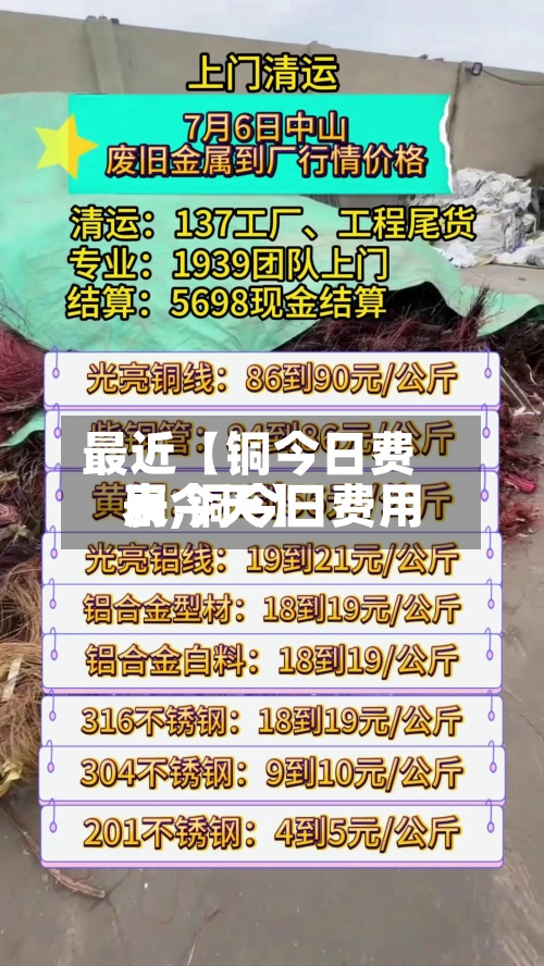 最近【铜今日费用
表,铜今日费用
表今天】-第2张图片