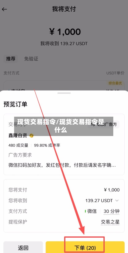 现货交易指令/现货交易指令是什么-第2张图片