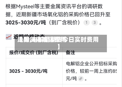 【期货电解铝费用走势,电解铝期货今日实时费用】