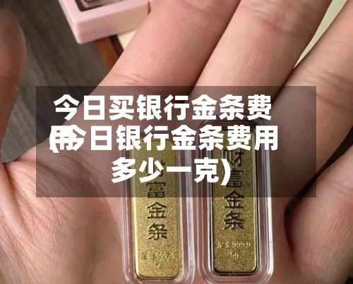 今日买银行金条费用(今日银行金条费用多少一克)-第3张图片