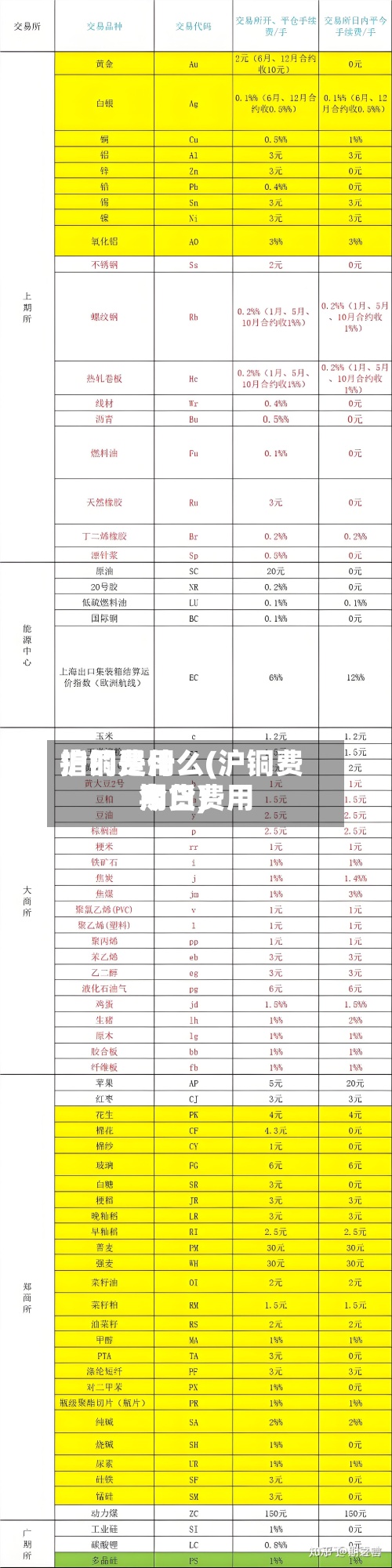 沪铜费用
指的是什么(沪铜费用
今日费用
期货)-第2张图片