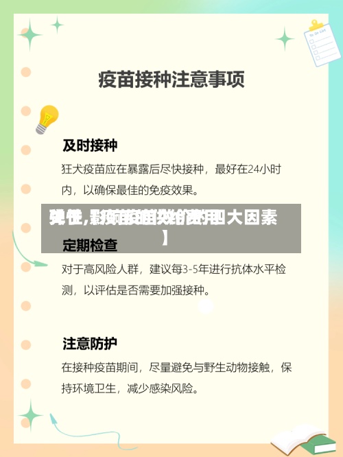 关于【疫苗的供给费用弹性,影响疫苗效价的四大因素】