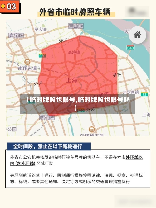 【临时牌照也限号,临时牌照也限号吗】
