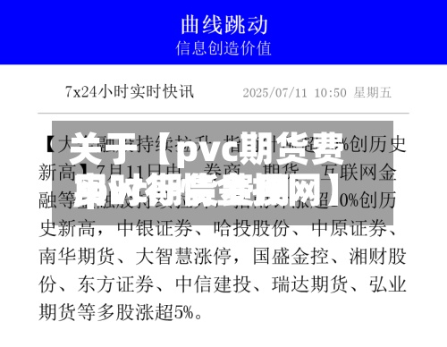 关于【pvc期货费用,pvc期货费用实时行情金投网】