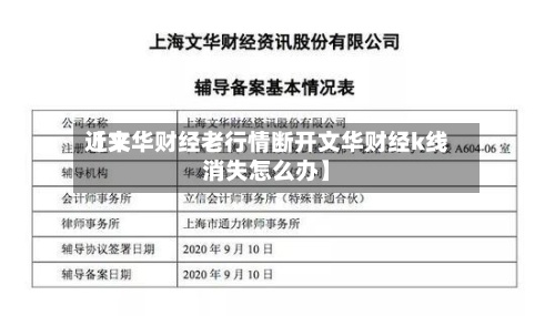 近来【文华财经老行情断开文华财经k线消失怎么办】