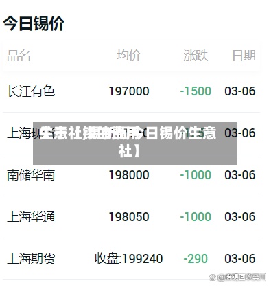 关于【锡的费用生意社,锡新闻今日锡价生意社】