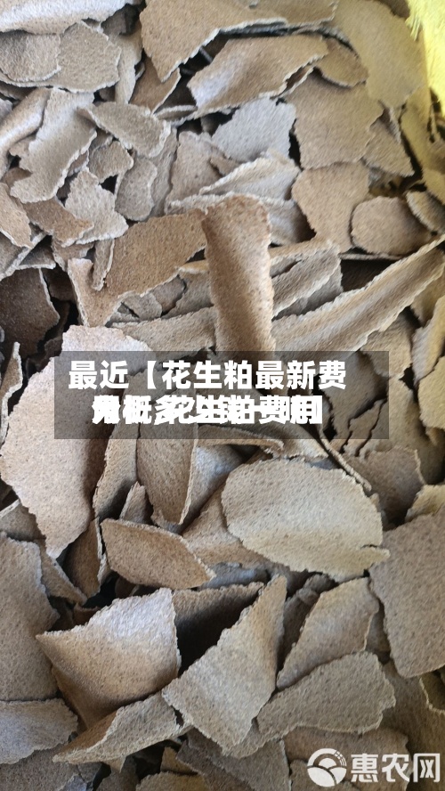最近【花生粕最新费用分析,花生粕费用大概多少钱一吨】-第2张图片
