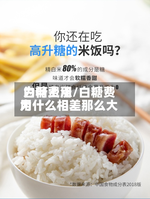 白糖费用为何上涨/白糖费用为什么相差那么大-第3张图片