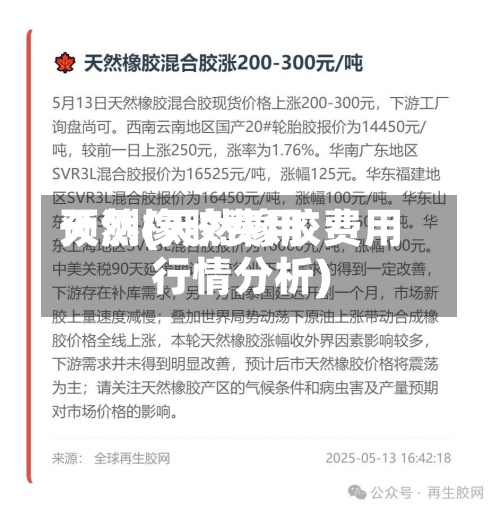 天然橡胶费用预测(天然橡胶费用行情分析)