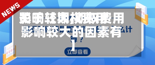 关于【期权费用影响较大,期权费用影响较大的因素有】