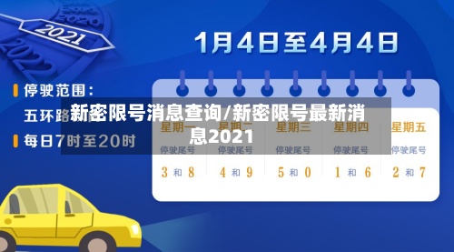 新密限号消息查询/新密限号最新消息2021