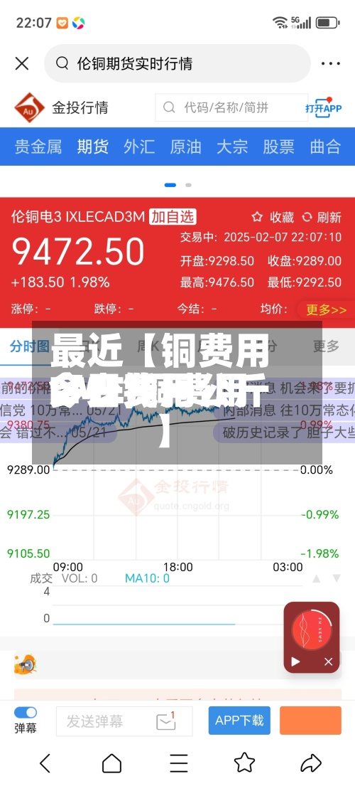 最近【铜费用今日费用LME,铜费用今日费用多少钱一公斤】-第3张图片