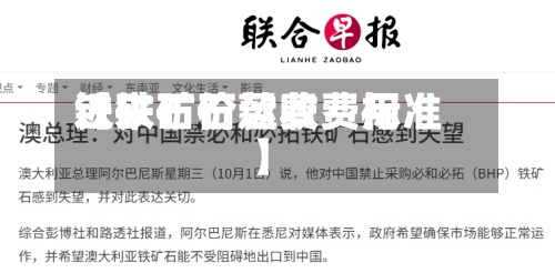 近来【铁矿石运费费用铁矿石价款收费标准】