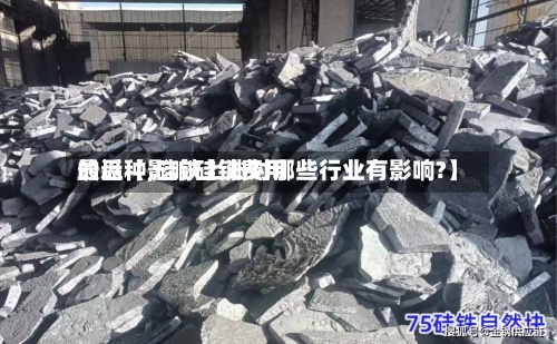 最近【影响硅铁费用的品种,硅铁上涨对哪些行业有影响?】