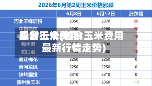 粮食玉米费用最新行情(粮食玉米费用最新行情走势)-第2张图片