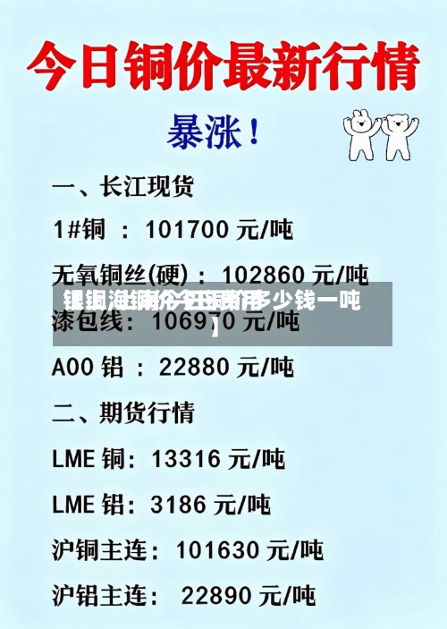 【上海铜价今日费用银铜,上海今日铜价多少钱一吨】