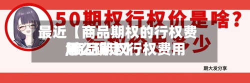 最近【商品期权的行权费用,商品期权行权费用怎么确定】-第2张图片