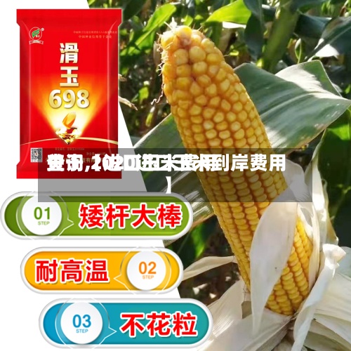 关于【进口玉米费用
查询,2020进口玉米到岸费用
】-第2张图片