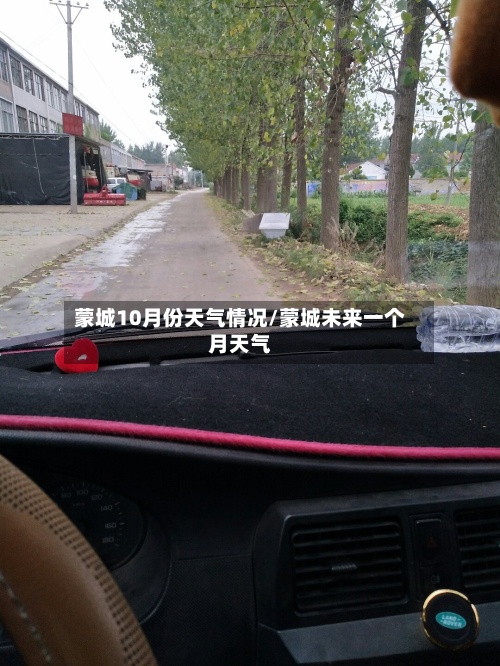 蒙城10月份天气情况/蒙城未来一个月天气