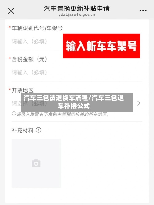 汽车三包法退换车流程/汽车三包退车补偿公式