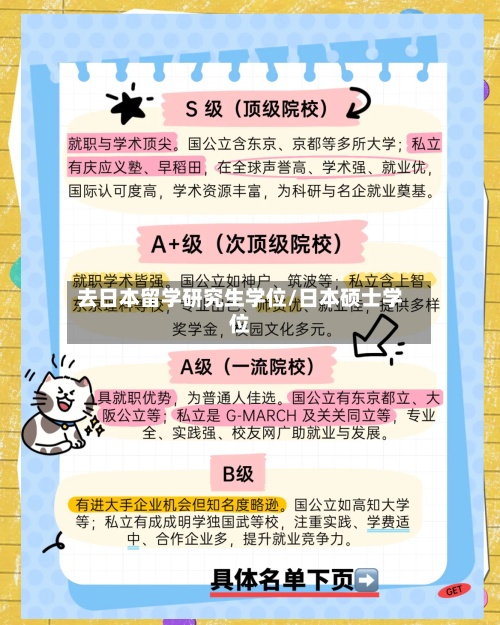 去日本留学研究生学位/日本硕士学位-第2张图片