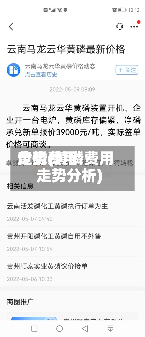 黄磷费用
走势(黄磷费用
走势分析)-第2张图片