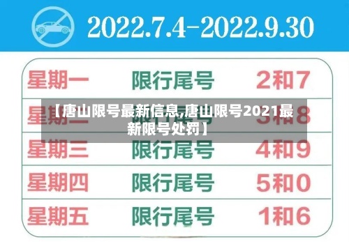 【唐山限号最新信息,唐山限号2021最新限号处罚】-第2张图片