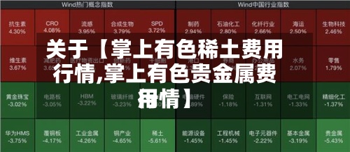 关于【掌上有色稀土费用行情,掌上有色贵金属费用行情】-第2张图片
