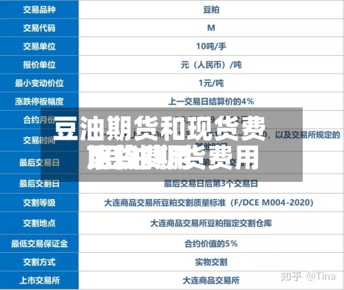豆油期货和现货费用/豆油期货费用下货费用比较