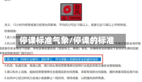 停课标准气象/停课的标准-第3张图片