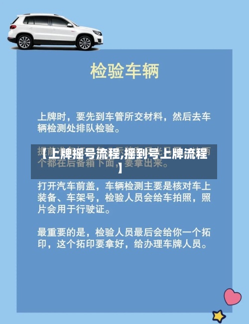 【上牌摇号流程,摇到号上牌流程】-第2张图片