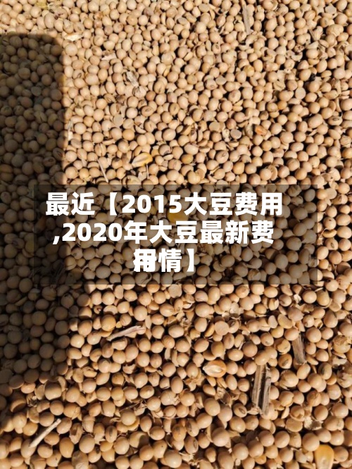 最近【2015大豆费用
,2020年大豆最新费用
行情】-第2张图片