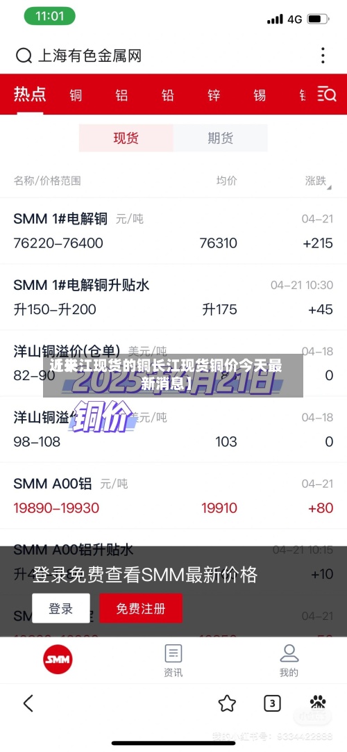 近来
【长江现货的铜长江现货铜价今天最新消息】-第3张图片