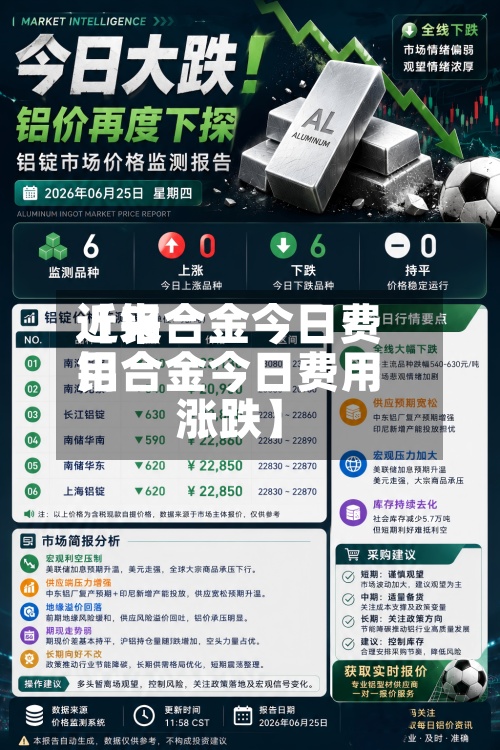 近来【铝合金今日费用铝合金今日费用涨跌】