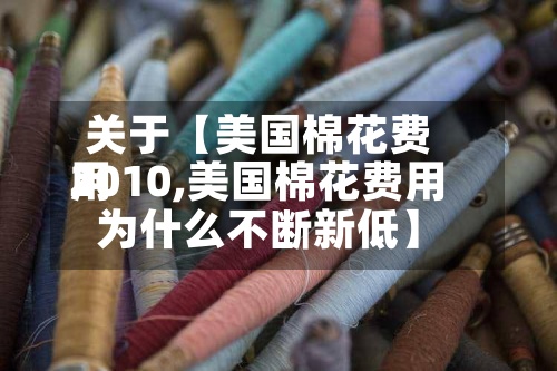 关于【美国棉花费用2010,美国棉花费用为什么不断新低】