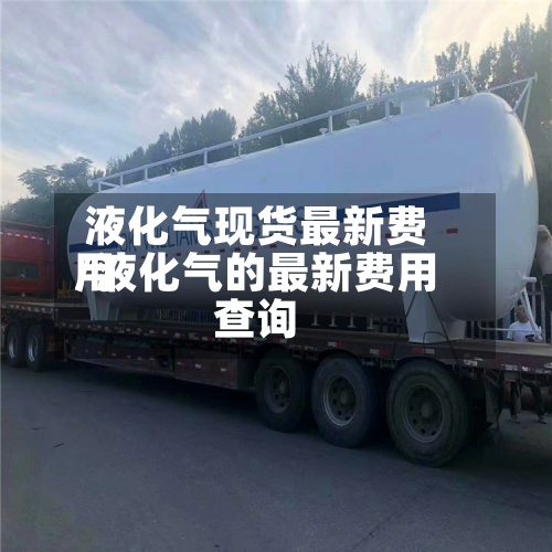 液化气现货最新费用/液化气的最新费用查询-第2张图片
