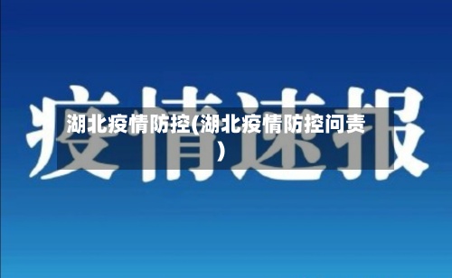 湖北疫情防控(湖北疫情防控问责)-第2张图片