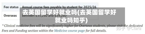 去英国留学好就业吗(去英国留学好就业吗知乎)-第2张图片