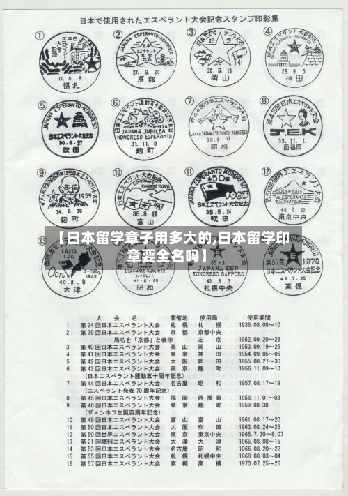 【日本留学章子用多大的,日本留学印章要全名吗】