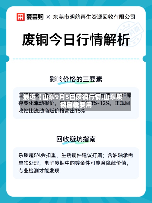最近【山东9月5日废铜行情,山东废铜回收费用
今日价】-第3张图片