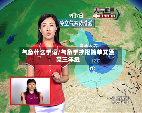 气象什么手语/气象手抄报简单又漂亮三年级-第2张图片