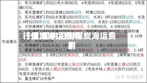 【煤炭海运费用行情,国内沿海煤炭海运费用】